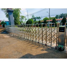 Cửa Cổng Xếp Cà Mau. Barrier Thanh Chắn Cà Mau. Công xếp inox - nhôm. Barie hàng rào tỉnh Cà Mau